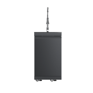 Black - 304 Stainless Steel Modular Outdoor Kitchen Sink Cabinet - homecabinets