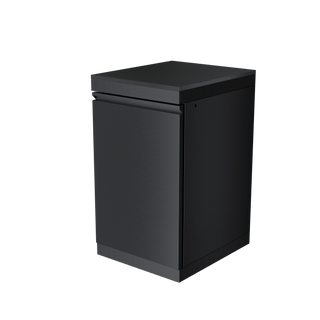 Black - 304 Stainless Steel Modular Outdoor Kitchen Storage Cabinet - homecabinets