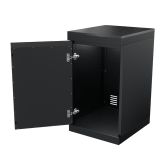 Black - 304 Stainless Steel Modular Outdoor Kitchen Storage Cabinet - homecabinets