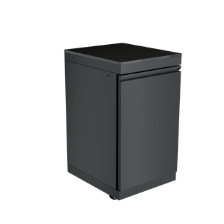 Black - 304 Stainless Steel Modular Outdoor Kitchen Storage Cabinet - homecabinets