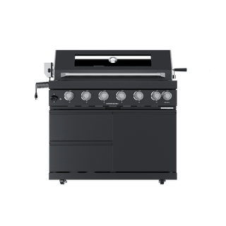 Black - 43 - Inch 304 Stainless Steel Modular Outdoor Kitchen 6 - Burner Gas Grill - homecabinets