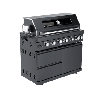 Black - 43 - Inch 304 Stainless Steel Modular Outdoor Kitchen 6 - Burner Gas Grill - homecabinets