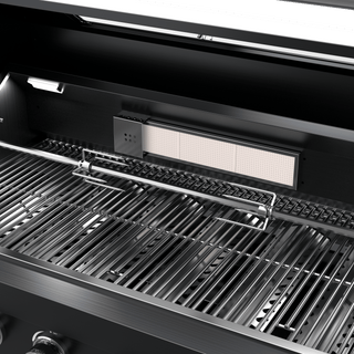 Black - 58 - Inch 304 Stainless Steel Modular Outdoor Kitchen 6 - Burner Gas Grill with Side Burner - homecabinets