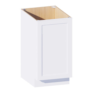 Classic White - 18"W Full - Height Door Base Cabinet - homecabinets