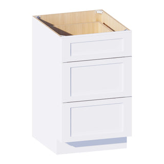 Classic White - 21"W Vanity Drawer Base Cabinet - homecabinets