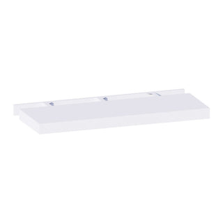 Classic White - 24"W × 2 - 3/16"H Floating Shelf - homecabinets