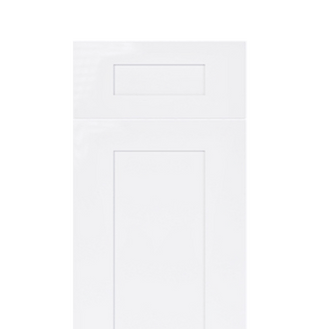 Classic White - 24"W × 30"H Diagonal Corner Wall Cabinet - homecabinets