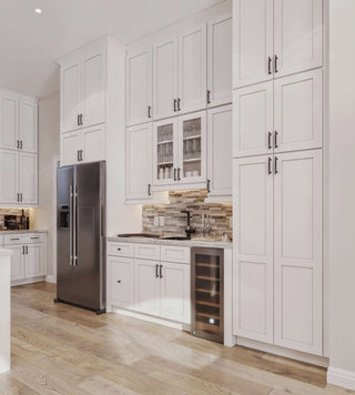 Classic White - 24"W × 30"H Standard Wall Cabinet - homecabinets