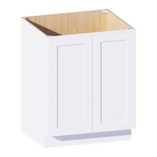 Classic White - 27"W Full - Height Door Base Cabinet - homecabinets