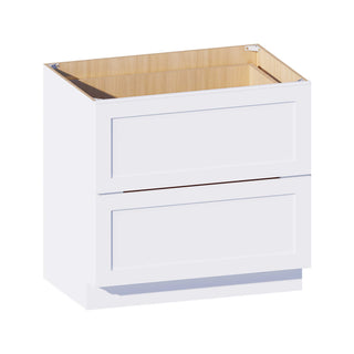 Classic White - 30"W Drawer Base Cabinet - homecabinets