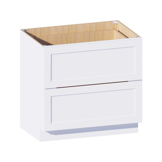 Classic White - 36"W Drawer Base Cabinet - homecabinets