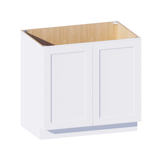 Classic White - 36"W Full - Height Door Base Cabinet - homecabinets