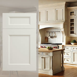 Creamy White Shaker 10x10 Kitchen - homecabinets