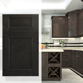 Dark Gray Shaker 10x10 Kitchen - homecabinets