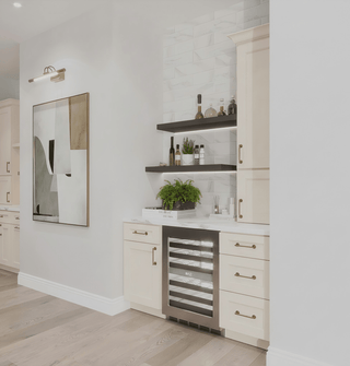 Double Dove White - 30"W Full - Height Door Base Cabinet - homecabinets