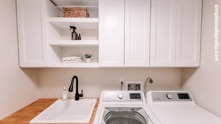 Double Dove White Shaker 10x10 Kitchen - homecabinets