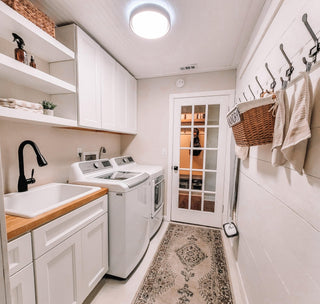 Double Dove White Shaker 10x10 Kitchen - homecabinets