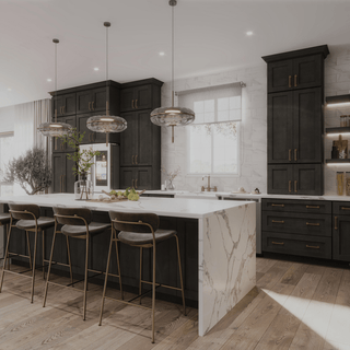 Double Smokey Gray - 30"W × 42"H Standard Wall Cabinet - homecabinets