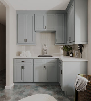 Dove Gray - 18"W × 42"H Standard Wall Cabinet - homecabinets