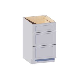 Dove Gray - 21"W Vanity Drawer Base Cabinet - homecabinets