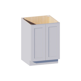 Dove Gray - 24"W Full - Height Door Base Cabinet - homecabinets
