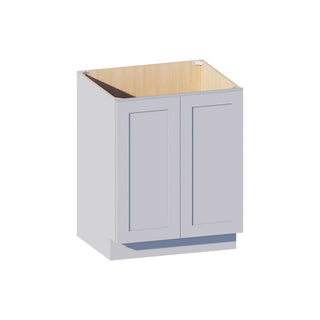 Dove Gray - 27"W Full - Height Door Base Cabinet - homecabinets