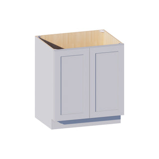 Dove Gray - 30"W Full - Height Door Base Cabinet - homecabinets