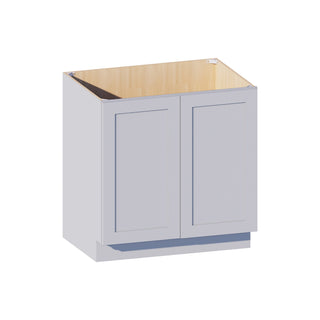 Dove Gray - 33"W Full - Height Door Base Cabinet - homecabinets