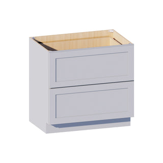 Dove Gray - 36"W Drawer Base Cabinet - homecabinets