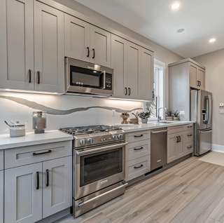 Dove Gray Shaker Sample Square - homecabinets