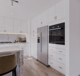 Frameless High Gloss White Sample Door - homecabinets