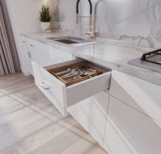 Frameless High Gloss White Sample Door - homecabinets