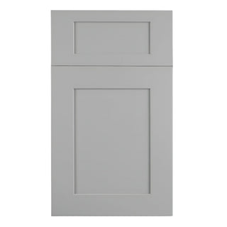 HA - B12: Ash Gray Shaker 12" 1 Drawer 1 Door Standard Base Cabinet - homecabinets