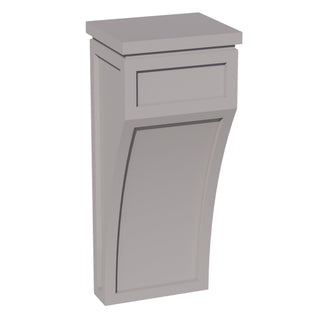 HA - CML: Ash Gray Shaker 5 - 1/4"W x 12 - 1/2"H x 4 - 1/2"D Large Corbel - homecabinets