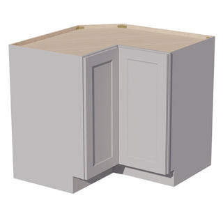 HA - LSB36: Ash Gray Shaker 36" 2 Doors Lazy Susan Corner Base Cabinets - homecabinets