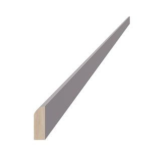 HA - SM8 - S: Ash Gray Shaker 96"W x 3/4"H x 1/4"D Scribe Molding - homecabinets