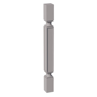 HA - SP336: Ash Gray Shaker 03"W x 36"H x 03"D Square Roman Pillar - homecabinets