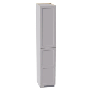 HA - TP1896: Ash Gray Shaker 18"W x 96"H x 24"D 2 Doors & 6 Shelves Tall Shelf Pantry Cabinets - homecabinets