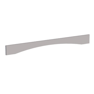 HA - VAR54: Ash Gray Shaker 54"W x 5 - 1/2"H x 3/4"D Arched Valance - homecabinets