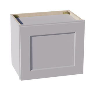 HA - W1815: Ash Gray Shaker 18"W x 15"H 1 Door Standard Wall Bridge Cabinet - homecabinets