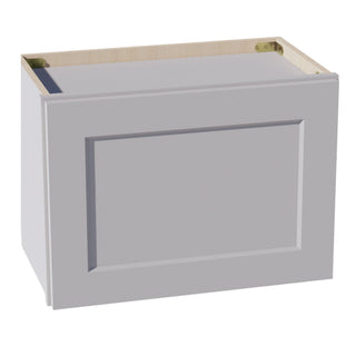 HA - W2115: Ash Gray Shaker 21"W x 15"H 1 Door Standard Wall Bridge Cabinet - homecabinets