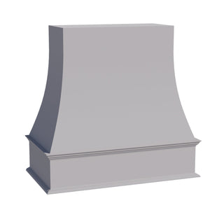 HA - WRH3636: Ash Gray Shaker 36"W x 36"H Wood Wall Mounted Range Hoods - homecabinets