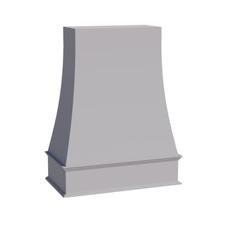 HA - WRH4836: Ash Gray Shaker 48"W x 36"H Wood Wall Mounted Range Hoods - homecabinets