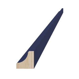 HB - ICM8: Indigo Blue Shaker 96"W x 3/4"H x 3/4"D Inside Corner Molding - homecabinets