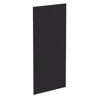 HE - BP48x96 - 1/2: Ebony Black Shaker 48"W x 96"H x 1/2"D Base End Skin Panel - homecabinets