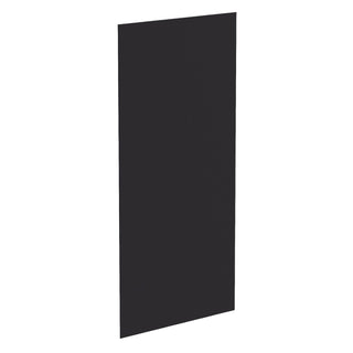 HE - BP48x96 - 1/4: Ebony Black Shaker 48"W x 96"H x 1/4"D Base End Skin Panel - homecabinets