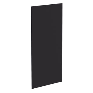 HE - BP48x96 - 3/4: Ebony Black Shaker 48"W x 96"H x 3/4"D Base End Skin Panel - homecabinets