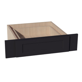 HE - KD30: Ebony Black Shaker 30"W Vanity Knee Drawers - homecabinets