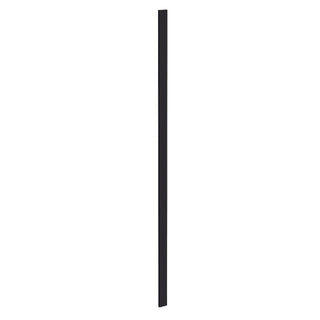 HE - WF396: Ebony Black Shaker 03"W x 96"H Wall Cabinet Filler - homecabinets