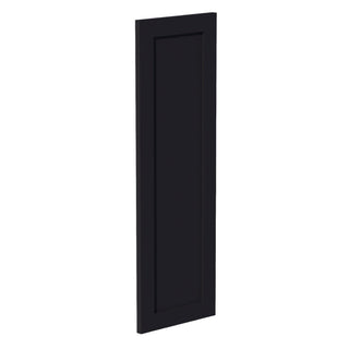 HE - WP - W36: Ebony Black Shaker 36" - 11 - 1/2"W x 35 - 1/2"H x 3/4"D Wainscot Panel Wall - homecabinets